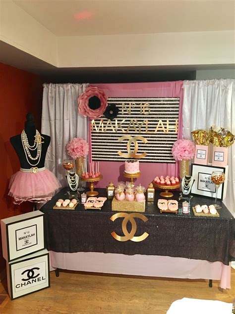 chanel party theme|chanel party decorations.